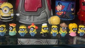 mini super heroes and kinder joy toys