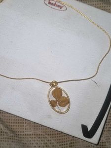 Dried Flower Resin Pendant Necklace