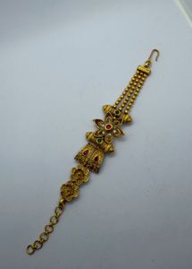 Elegant Gold Plated Maangtika 2 pieces