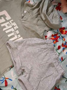 Boys Graphic Tee and Shorts Set