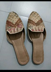 Embroidered Flats &amp; Sandals