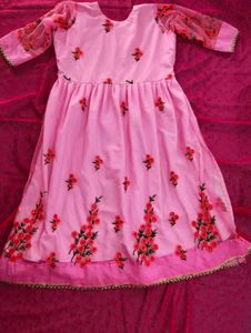 free gifts inside 🎁🎁🎁Beautiful Pink Embroidered