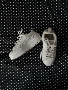 Puma White Platform Sneakers