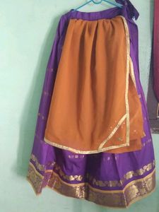 Combo South Indian Lehnga And Paranda(Jadagantalu)