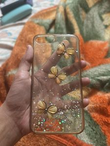 iPhone 7 Plus orange butterfly Cover