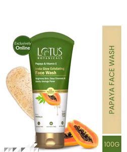 Face Wash Papaya & Vitamin E Insta Glow Exfoliatin