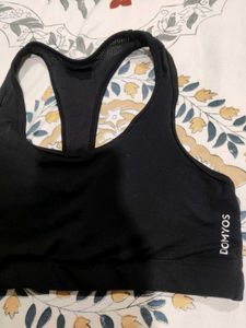 Decathlon Black Sports Bra