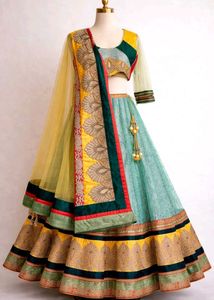 Designer blue Lehenga Choli