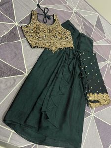 Designer Embroidered 3 piece set💚