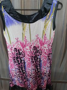 Multi colored Round Neck Top