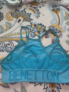 Blue Ombre Sports Bra
