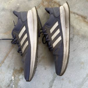 Adidas Grey Running Shoes