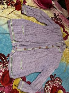 Lilac Knit Cardigan