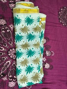 Beautiful Printed Saree paper 2time used
