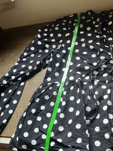 Black &amp; White Polka Dot Top