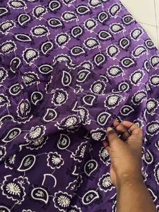 Purple Embroidered Lehenga Choli Set