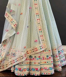 Designer embroidered lehenga choli with n