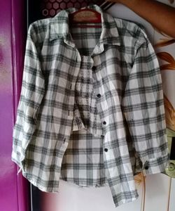 Trendy Plaid Button-Down Shirt