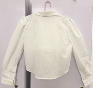 White Puff sleeves Shirt