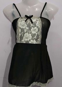 Black Lace Nightgown