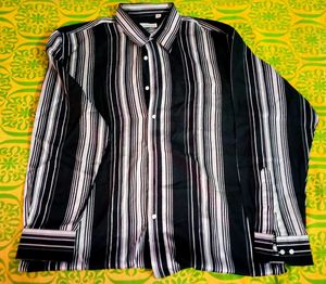 VAN HEUSEN Striped Long Sleeve Button-Down  Shirt