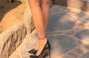 Glossy Black Stiletto Heels