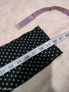 Women Skinny Fit White, Black Cotton Blend Trouser