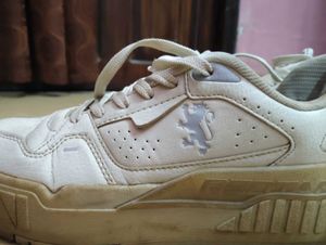 Cream Sneakers
