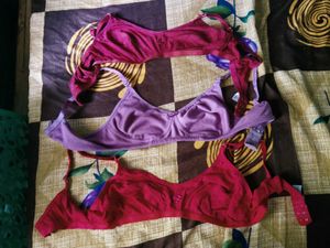 Comfortable Cotton Bras - Pack of 3