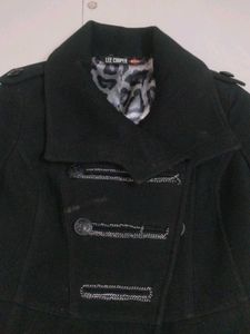 Lee cooper Stylish Black Coat - jacket