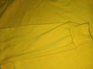 Yellow Long Sleeve Turtle neck Top