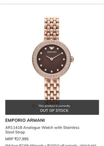 Emporio Armani Watch(🚨Without Box)