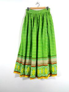 Green Casual Skirt (Women's)