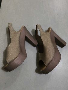 Sparkly Wedge Sandals