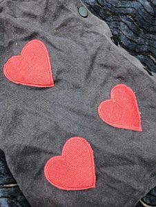 Cute Heart ☃️Applique Mini Skirt