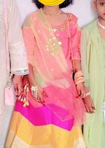 Offer Today Kids Pink Embellished Lehanga Choli