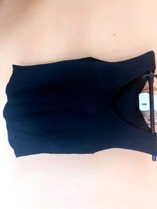 Brand Black Colour Top