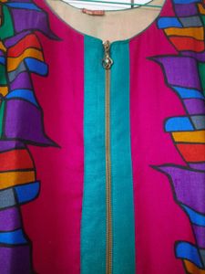 Abstract Print Kurta