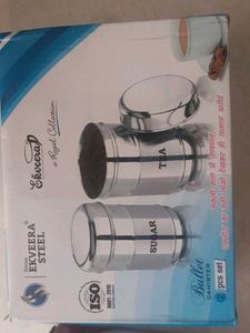 Ekveera Steel Canister Set (2-Piece)