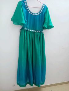 Beautiful Butterfly Sleeve Gown