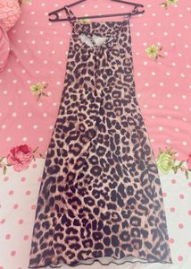 Leopard Print Maxi Dress