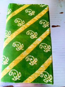 Sungudi cotton single cross sarees