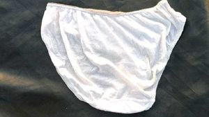 Comfortable White Cotton Briefs