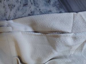 Chic Cream Textured Palazzos