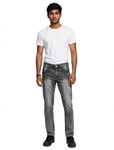 Men's Grey Slim Fit Jeans