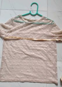 Sheer Heart Print T-Shirt