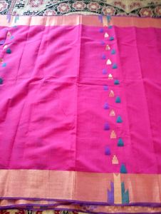 Handloom Cotton Saree Only Ones Used