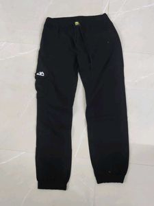 Men's Black Cargo Jogger Pants