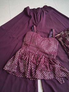 heavy sharara suit