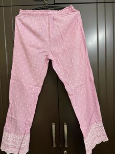 Pink Printed Palazzo Pants